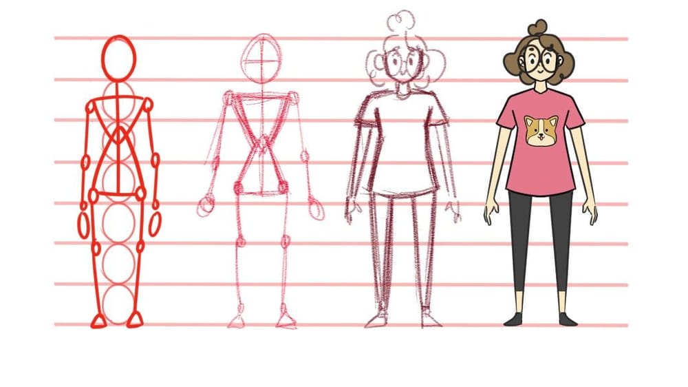 My Character In Different Body Types! - image 2 - student project