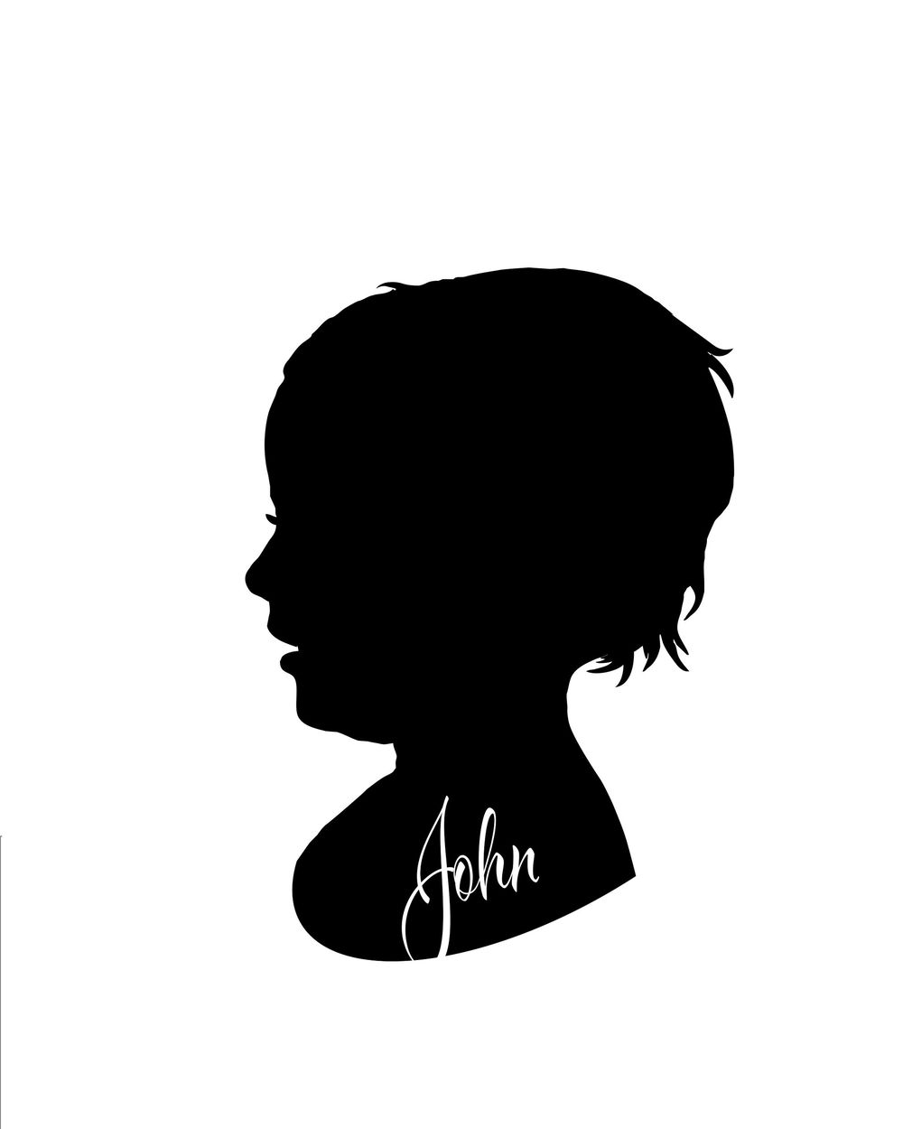 Silhouettes of my grandsons - image 4 - student project