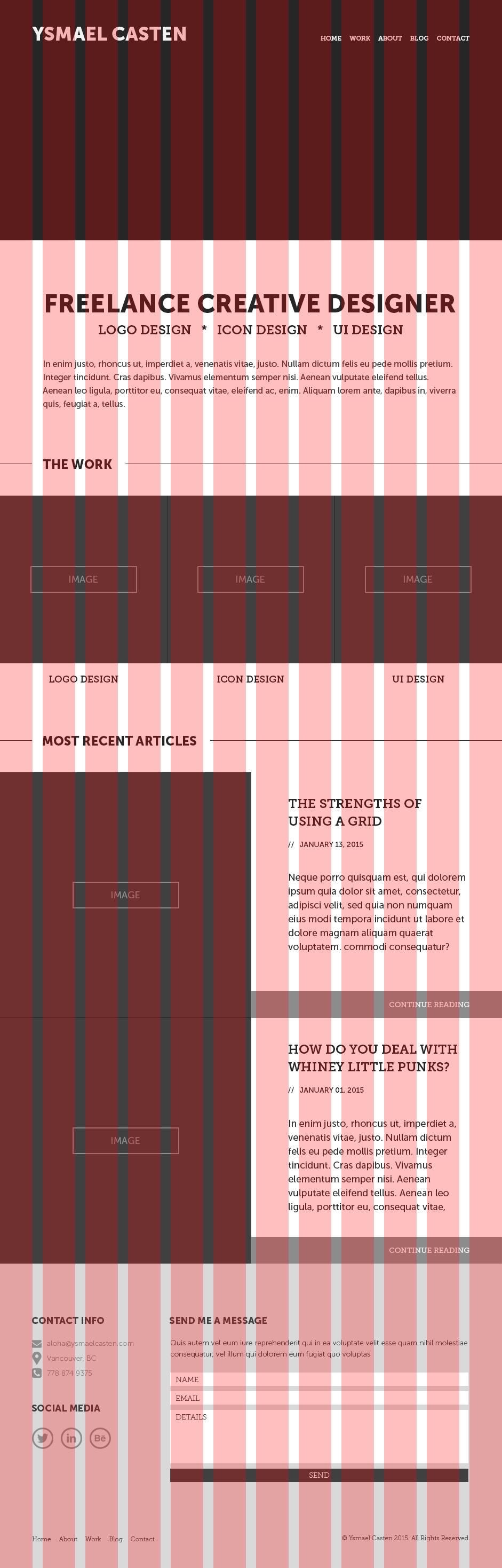 Revival of the Personal Portfolio - image 2 - student project