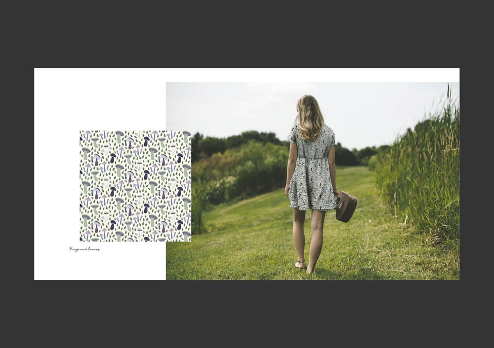 A walk in the woods | Pattern collection lookbook | elle berry - image 3 - student project