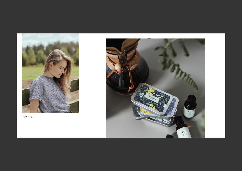 A walk in the woods | Pattern collection lookbook | elle berry - image 2 - student project