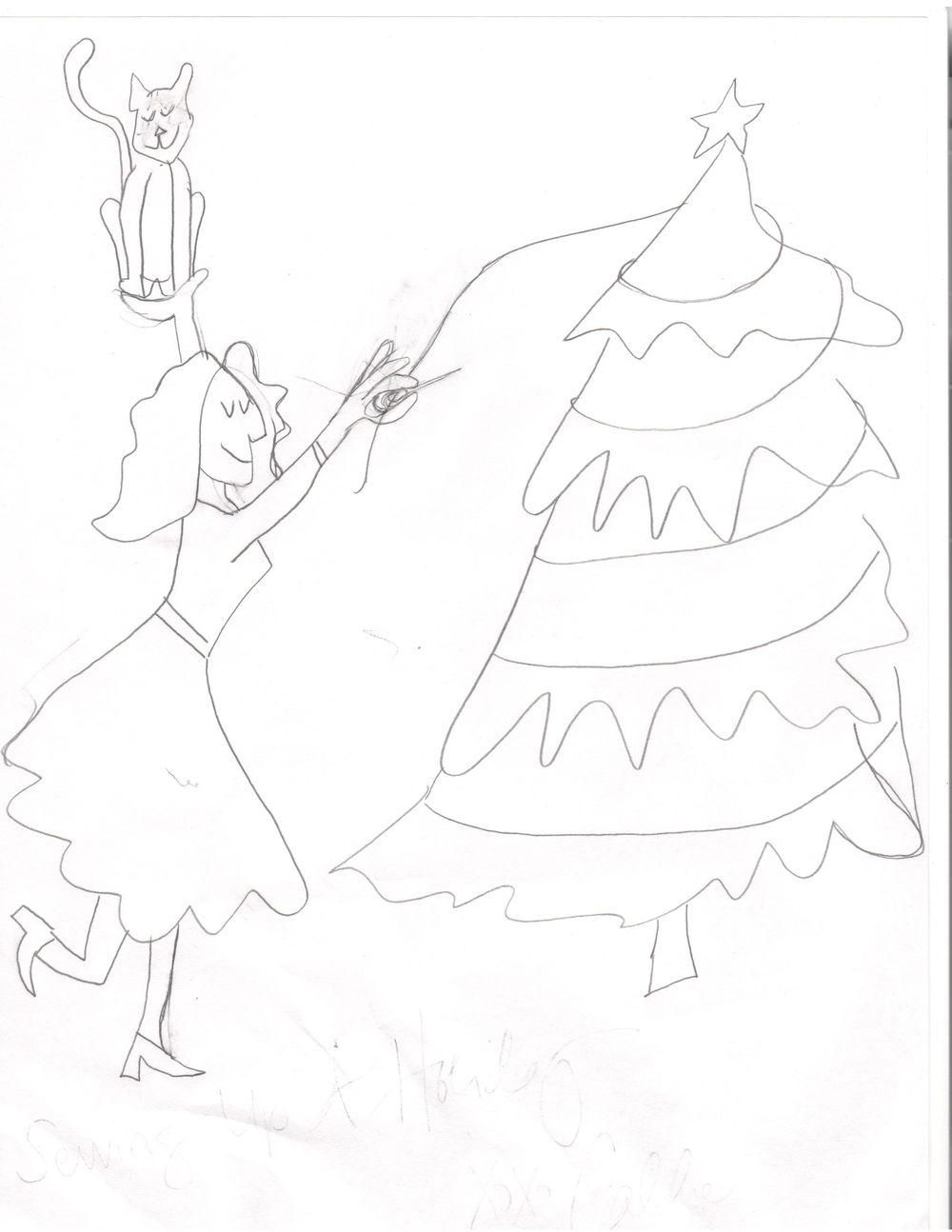 Holiday Card Inspired by Odd Bodies Class - image 2 - student project