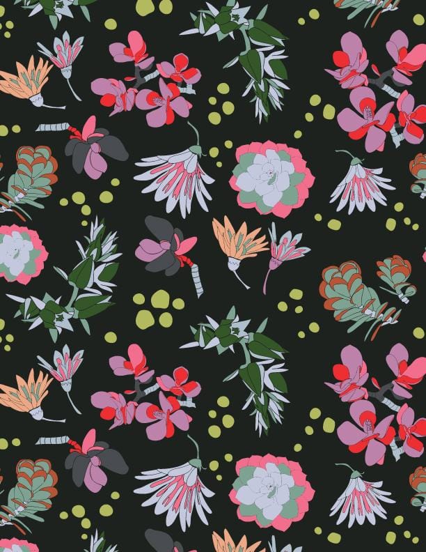 Illustrate from Photos & Paintings: Design 4 Patterns in 3 Weeks (#3) - image 4 - student project