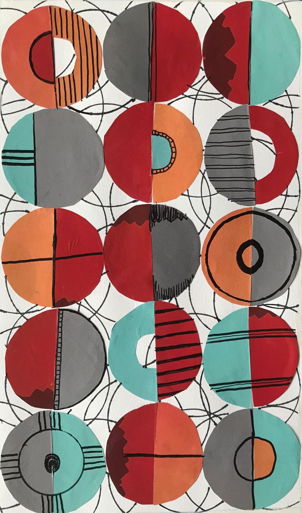 Two Variations of the Circle Collage - image 2 - student project
