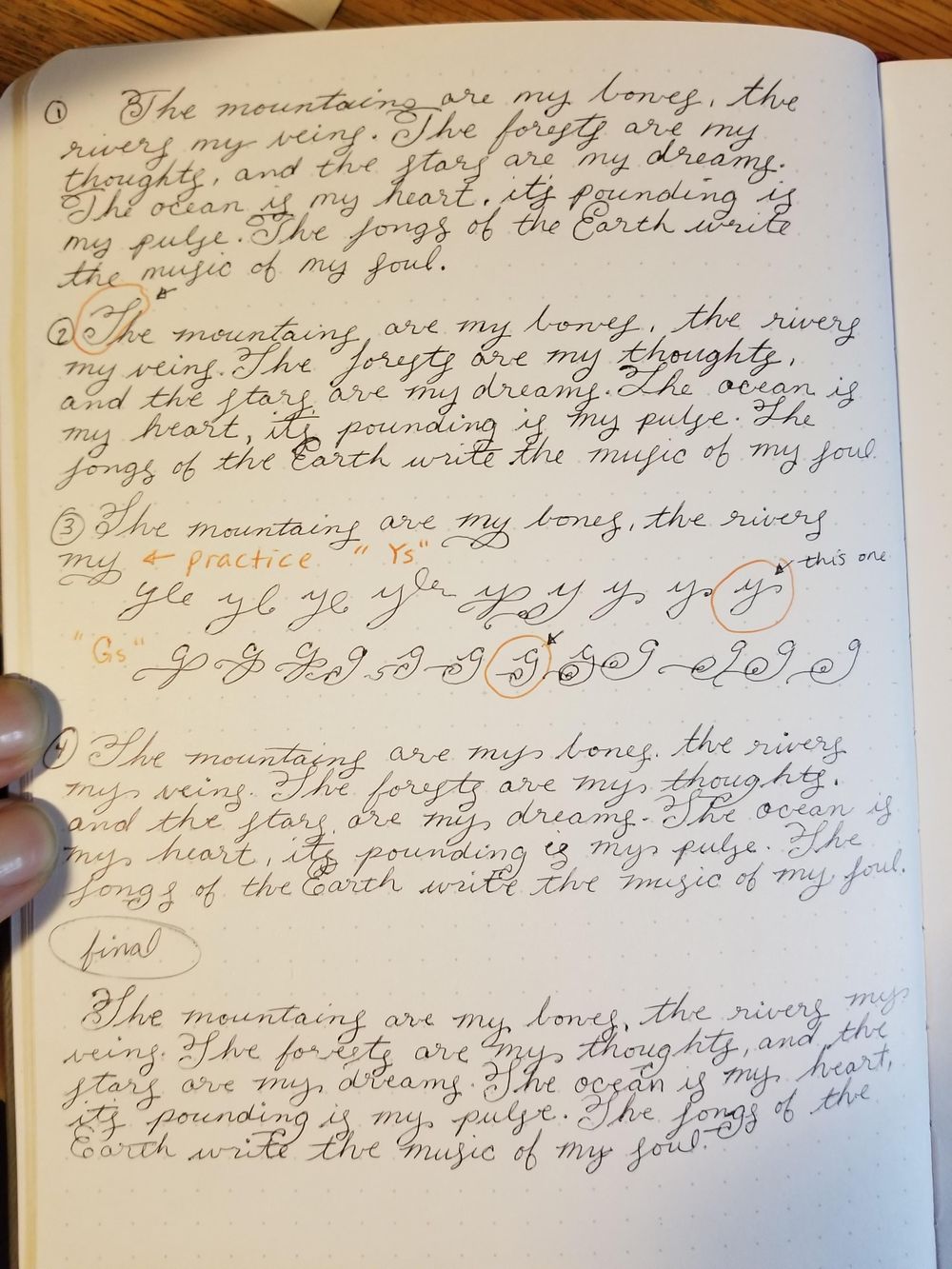 Improving my handwriting - image 2 - student project
