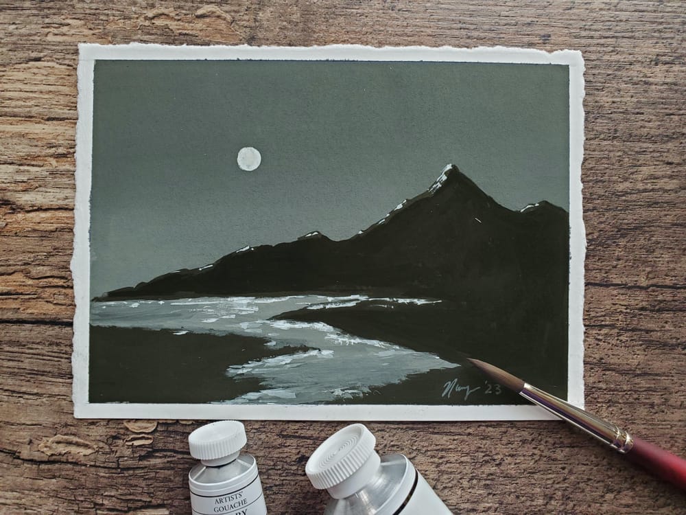 Lady Luna: A Gouache Journey - image 4 - student project