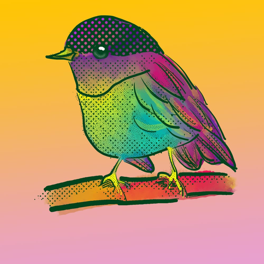 Bird lineart - image 3 - student project