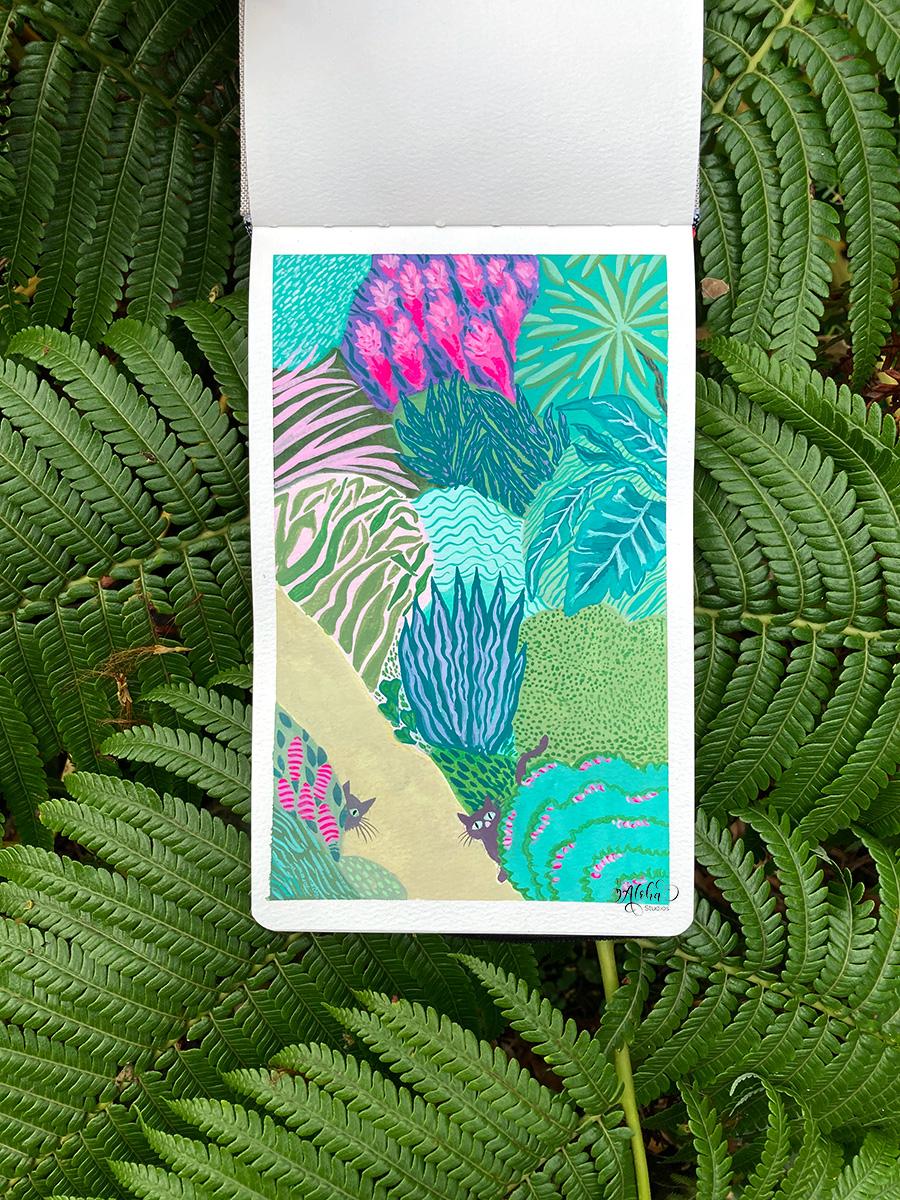 Hawaiian jungle kitty - image 3 - student project