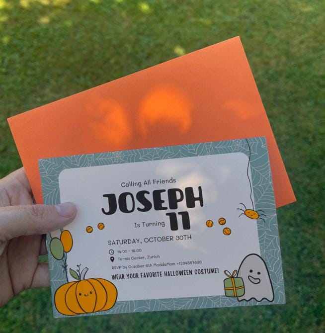 Tennis & Treats: A Spooktacular Halloween Birthday Bash - image 1 - student project