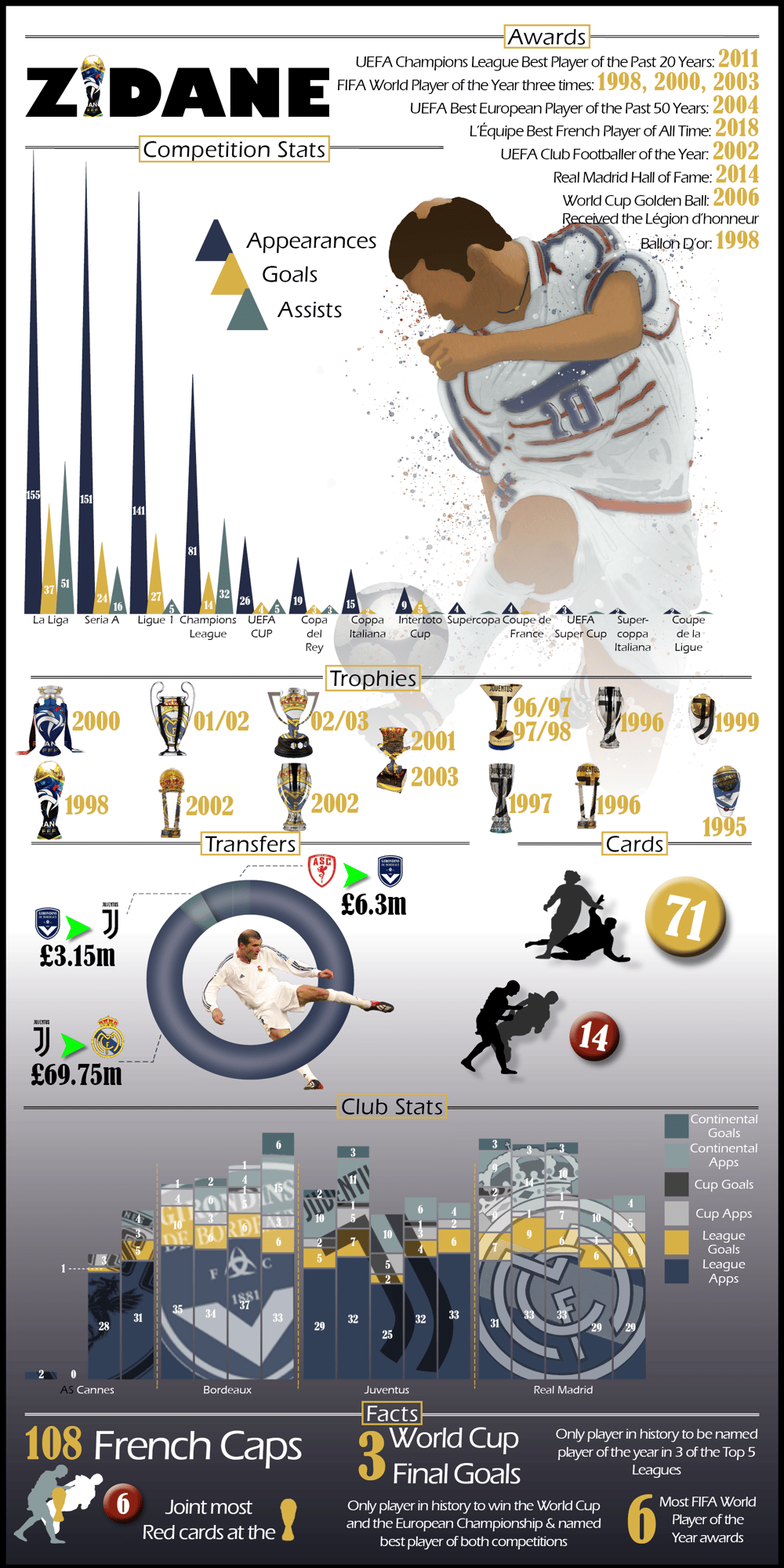 Playing Career - Zidane - image 1 - student project