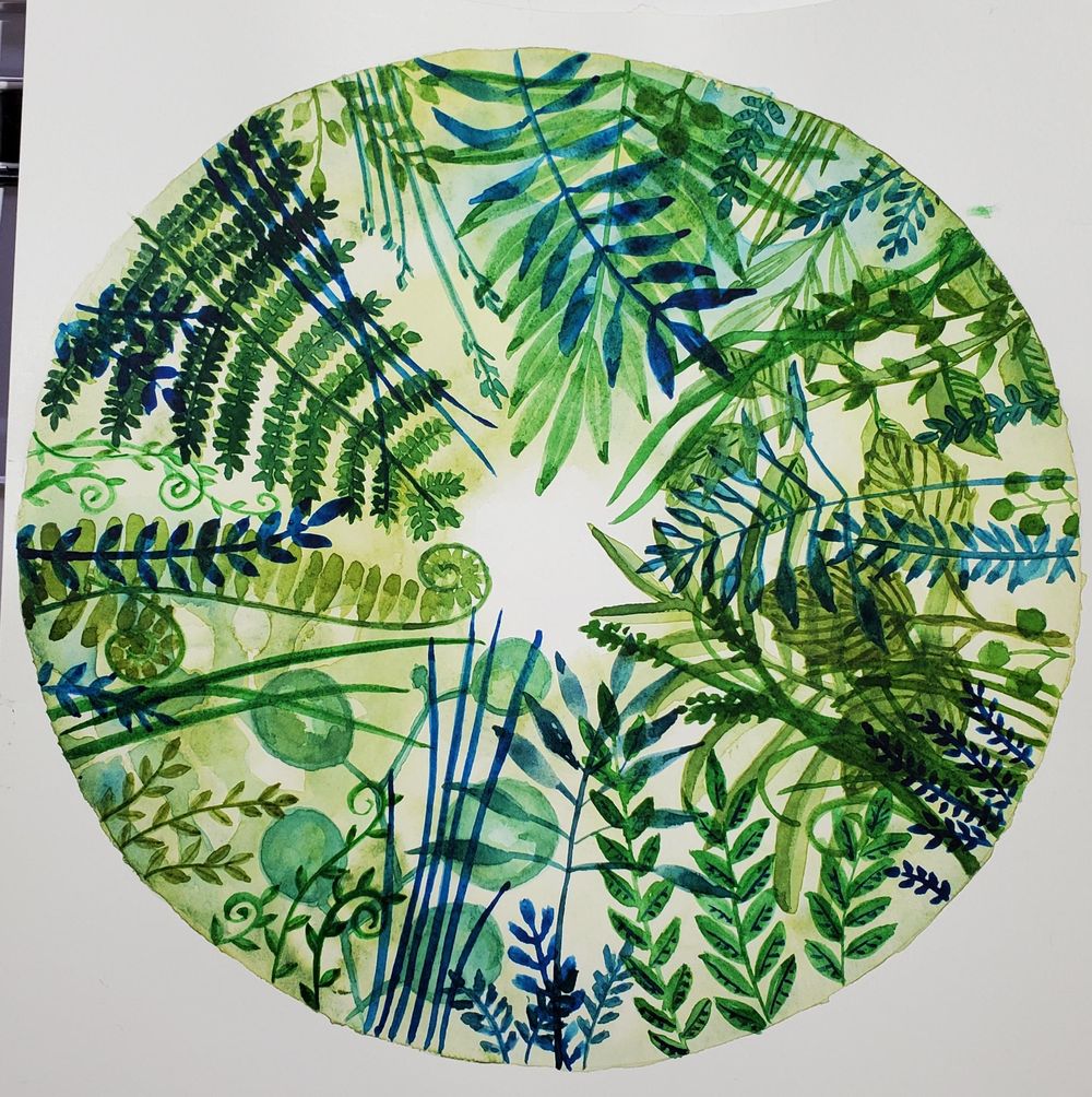 Leaves and grasses - image 1 - student project
