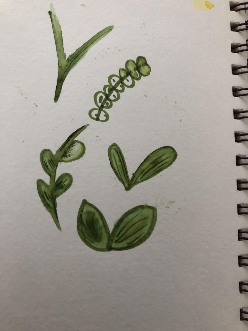 Watercolor Flower Pattern - image 4 - student project