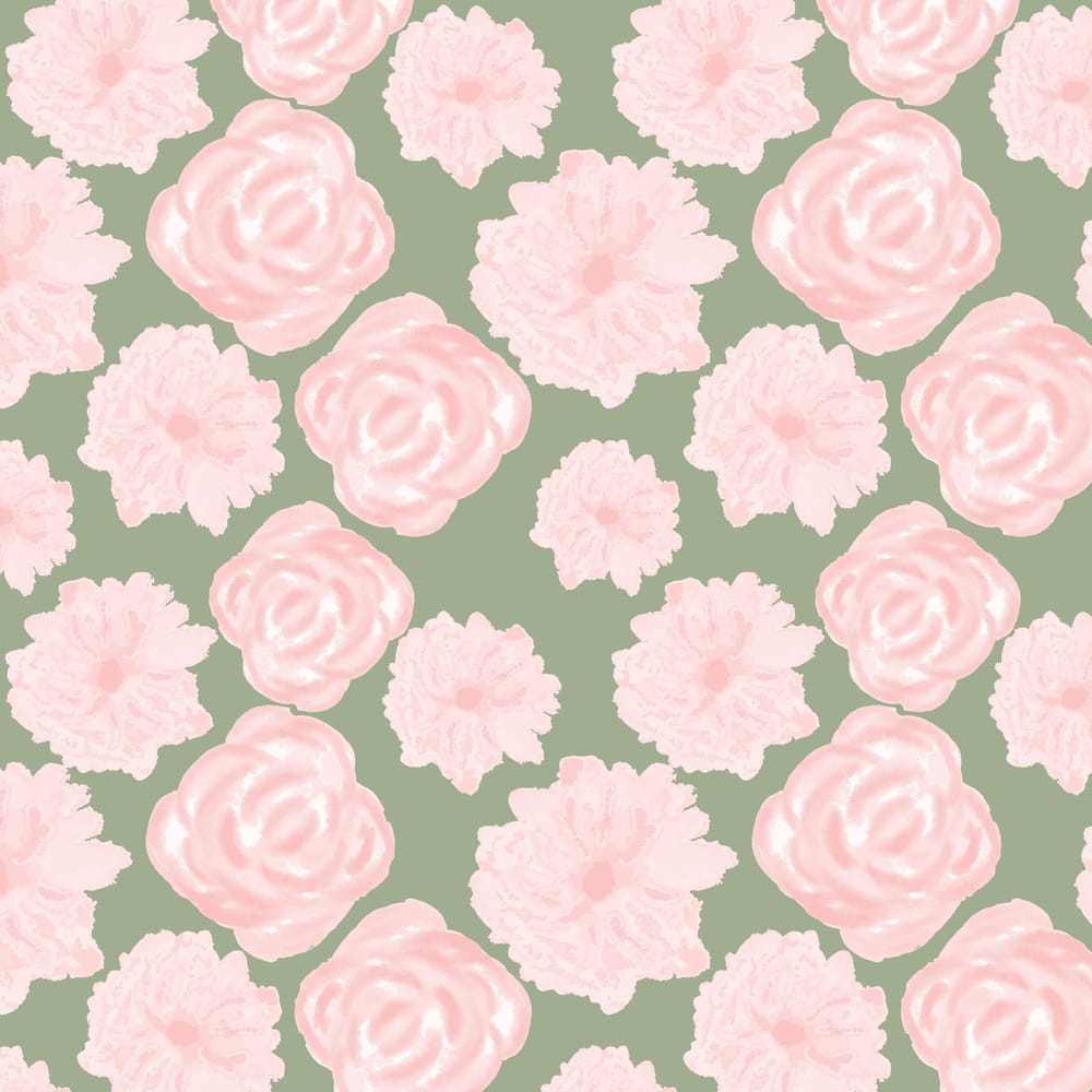 Watercolor Flower Pattern - image 8 - student project