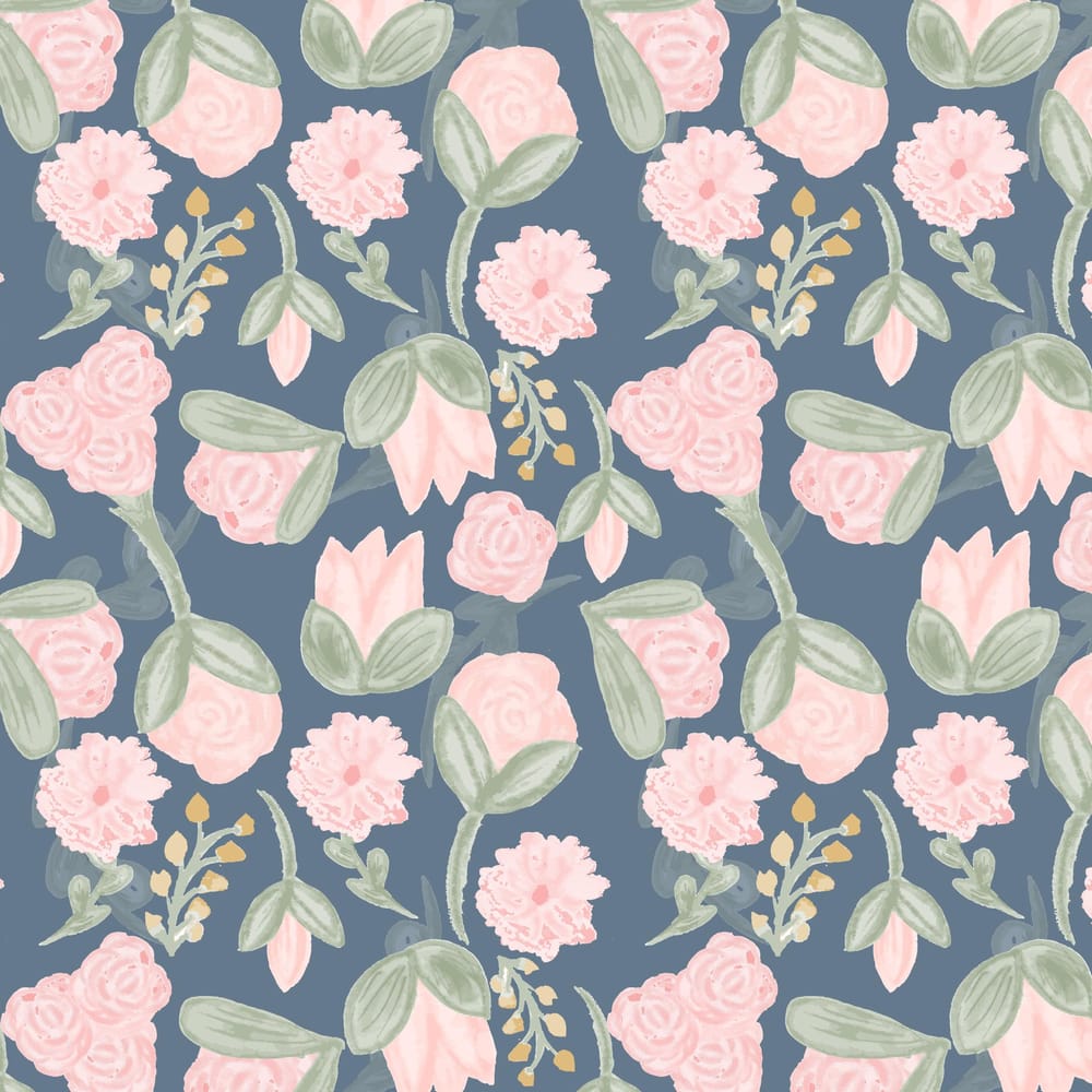 Watercolor Flower Pattern - image 9 - student project