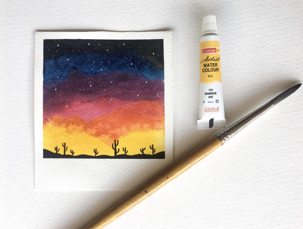 Fun and Easy Watercolour Galaxies - image 2 - student project