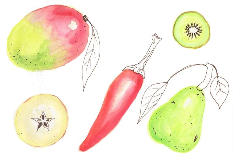 Fruit, Veggies, and Flowers - image 1 - student project