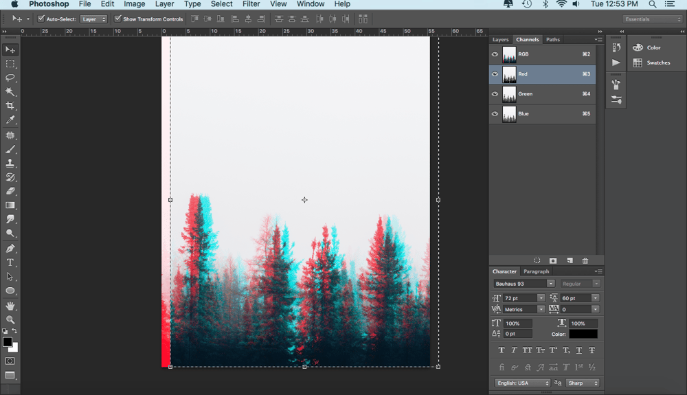 Techinicolor forest - image 2 - student project