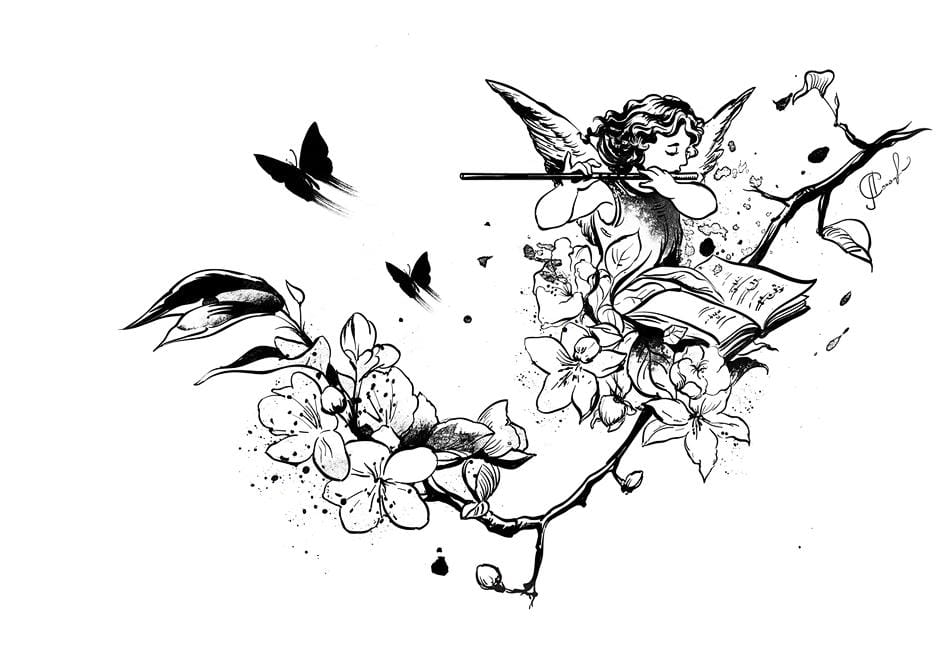 Windy butterflies or Angel's music - image 2 - student project