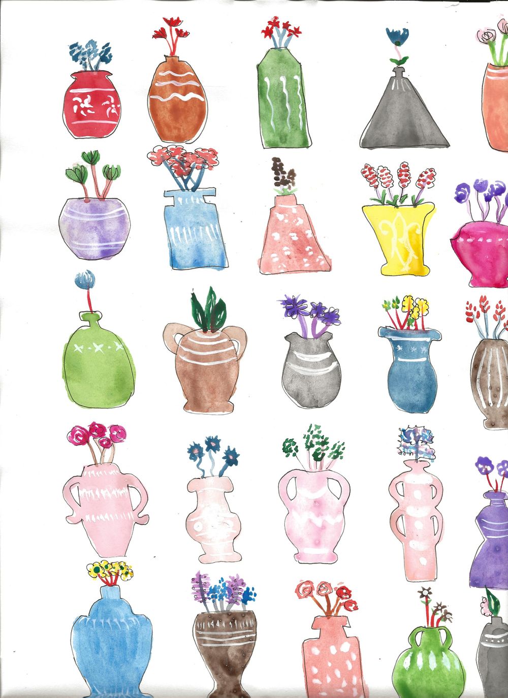 Many Vases Skillshare Student Project