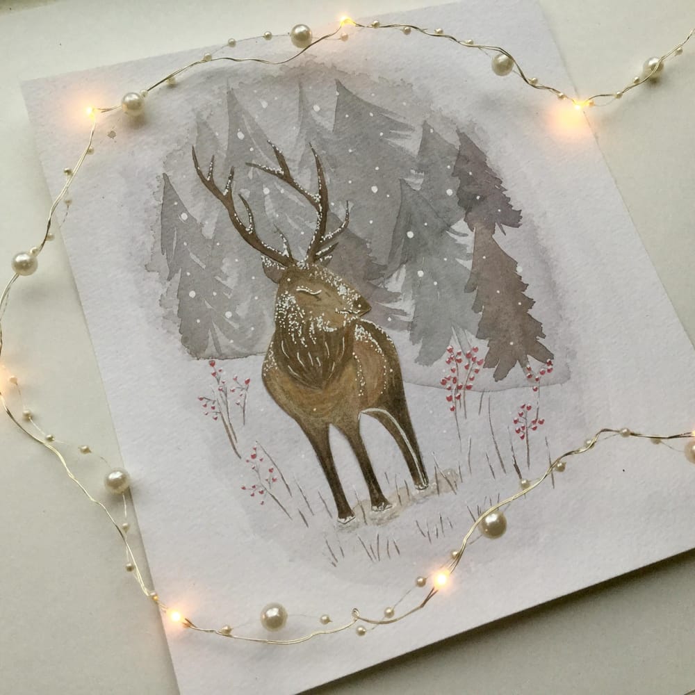 Animals and winter - image 2 - student project