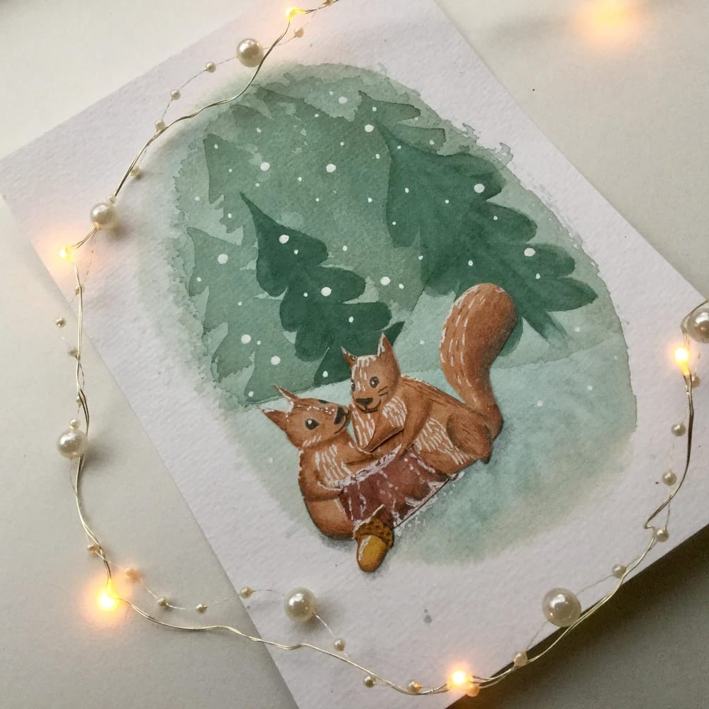 Animals and winter - image 1 - student project