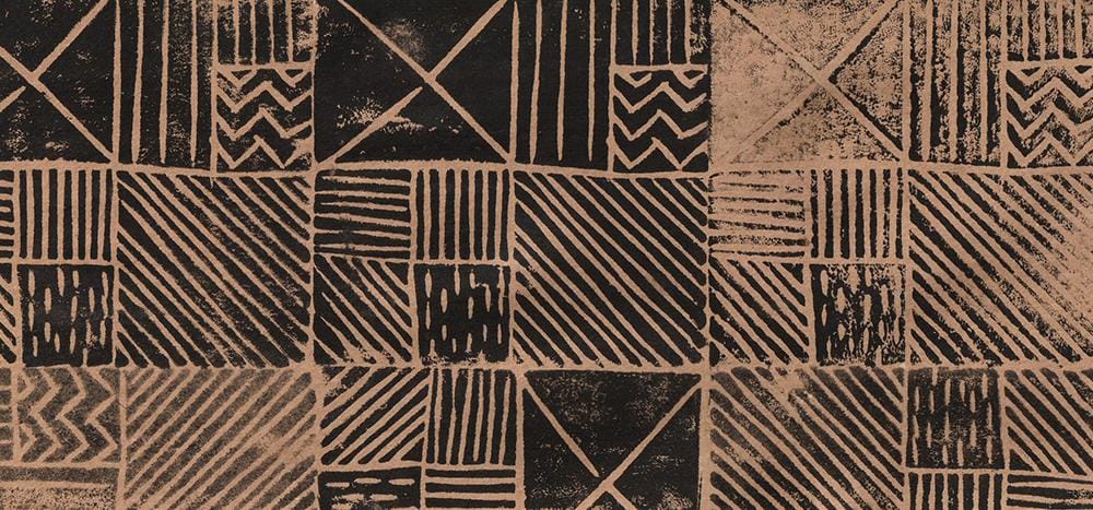 Geometric Linocut Patterns - image 6 - student project