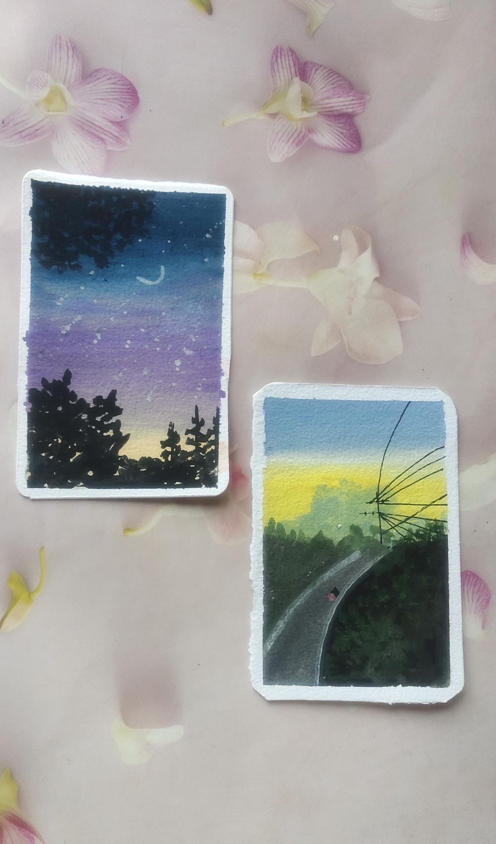 Gouache landscape - image 9 - student project