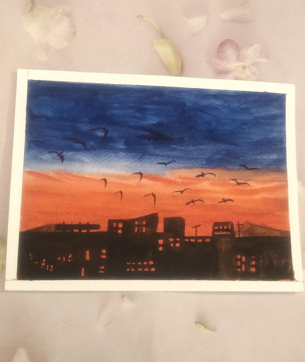 Sunset silhouette - image 2 - student project