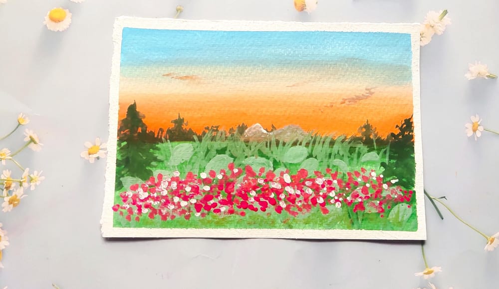 Meadow landscape - image 3 - student project