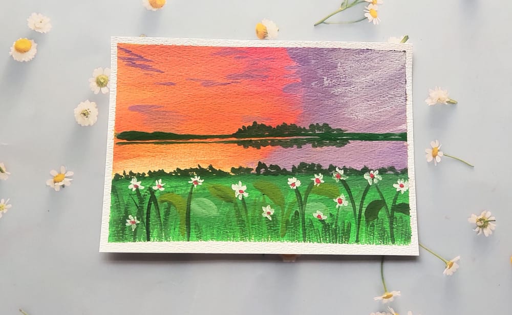 Meadow landscape - image 5 - student project