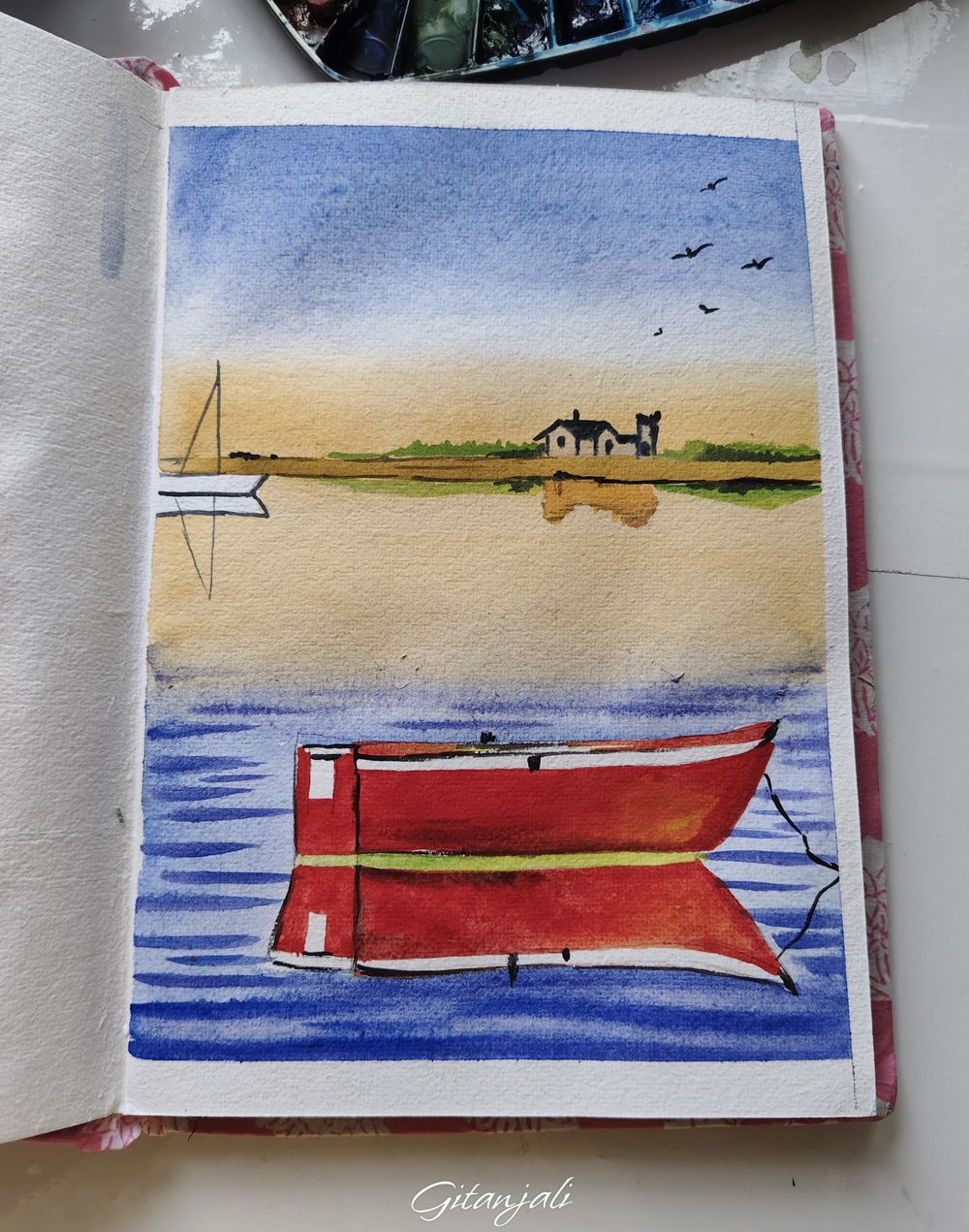 Boats and reflection - image 2 - student project