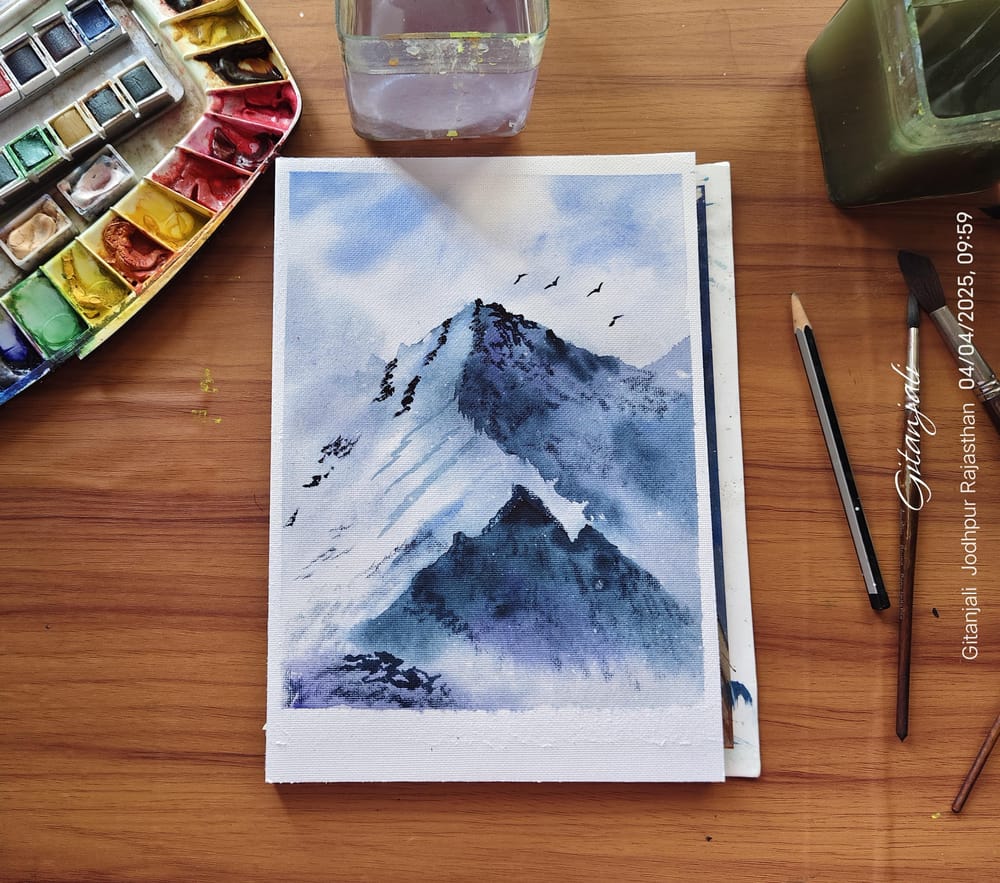 Dreamy mountain - image 2 - student project