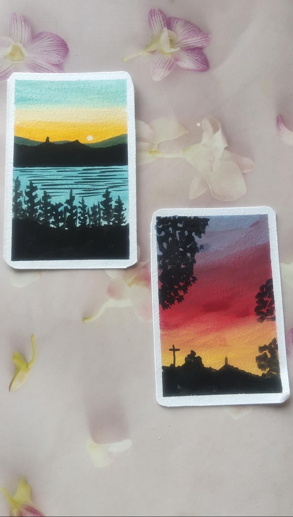 Gouache landscape - image 13 - student project