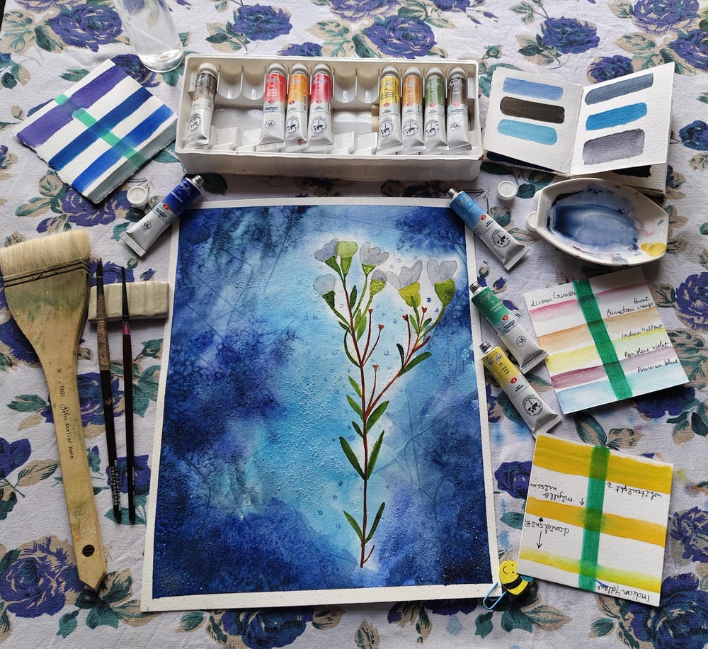 Transparent watercolors - image 11 - student project