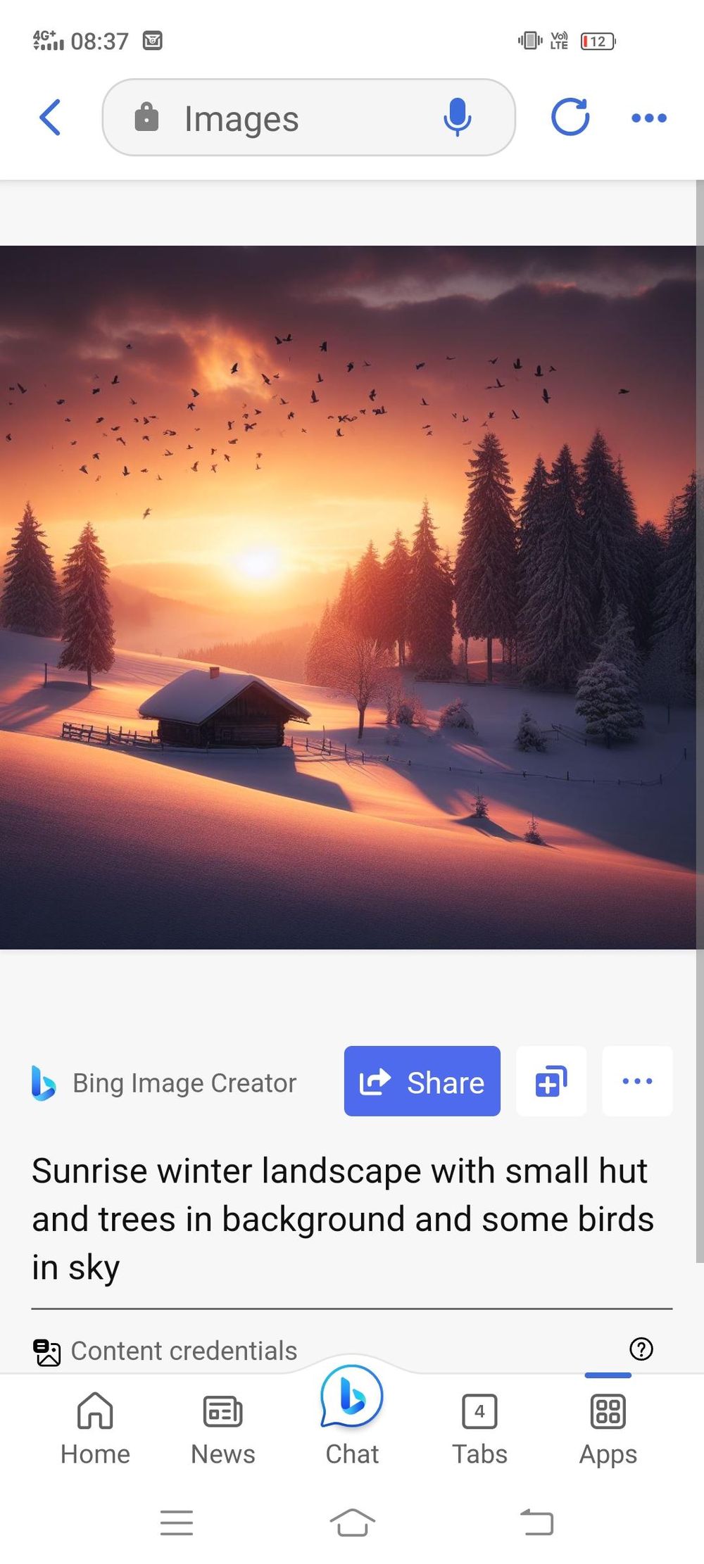 Holiday card with the help of AI - image 2 - student project