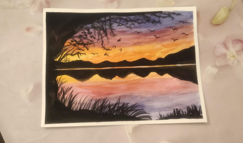 Sunset silhouette - image 3 - student project
