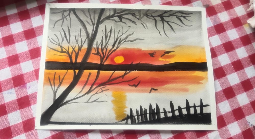 Sunset silhouette - image 5 - student project