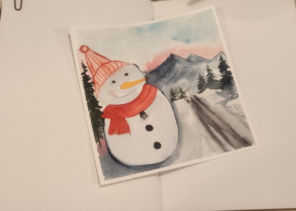 Holiday card with the help of AI - image 1 - student project