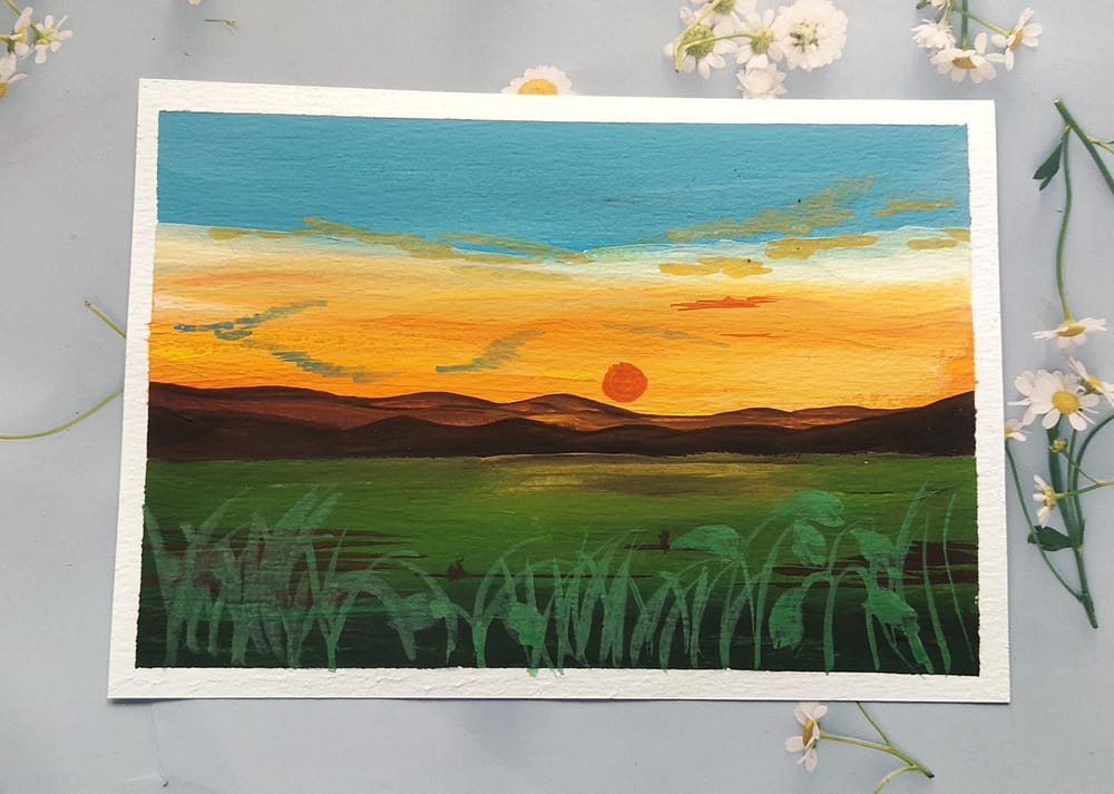Meadow landscape - image 9 - student project