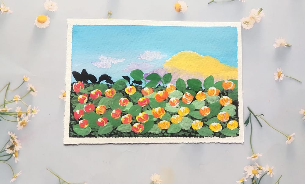 Meadow landscape - image 2 - student project