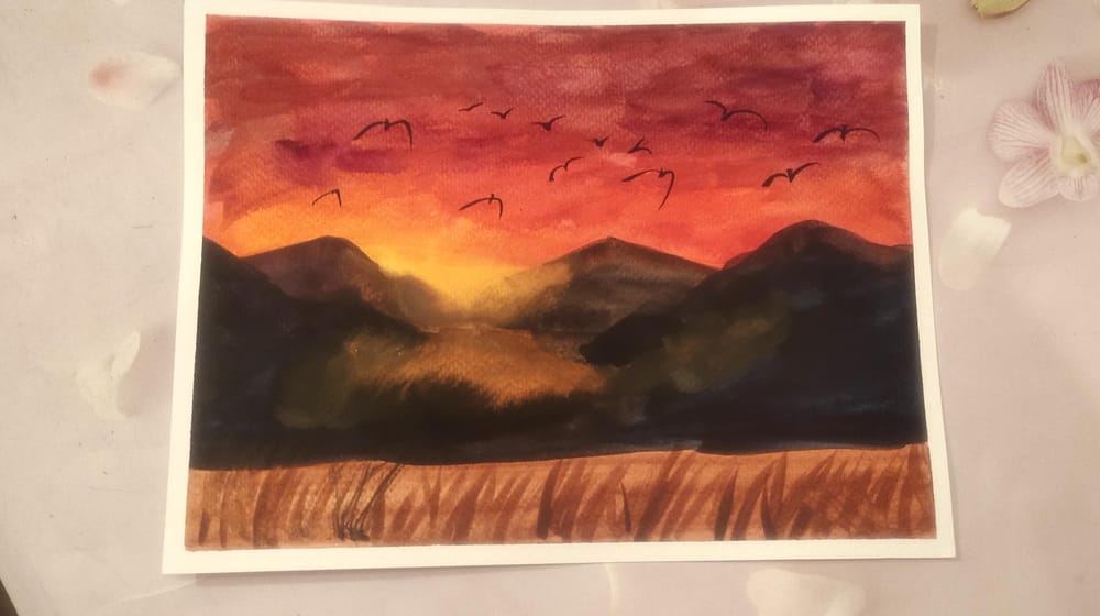 Sunset silhouette - image 4 - student project