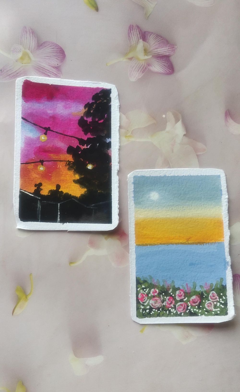 Gouache landscape - image 12 - student project