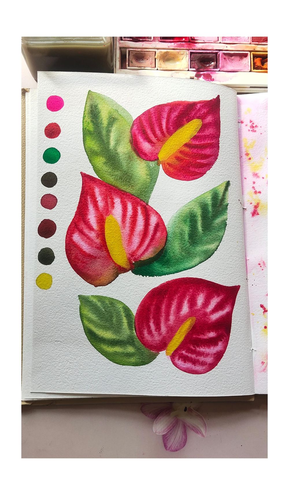Tropical antharium - image 2 - student project