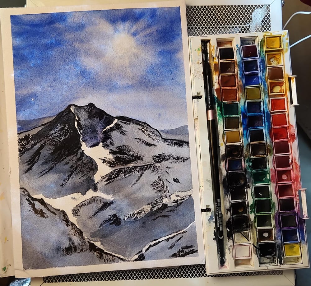 beautiful mountain - image 1 - student project
