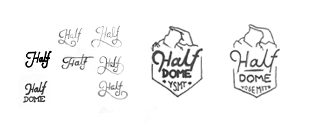 Half Dome Enamel Pin - image 3 - student project