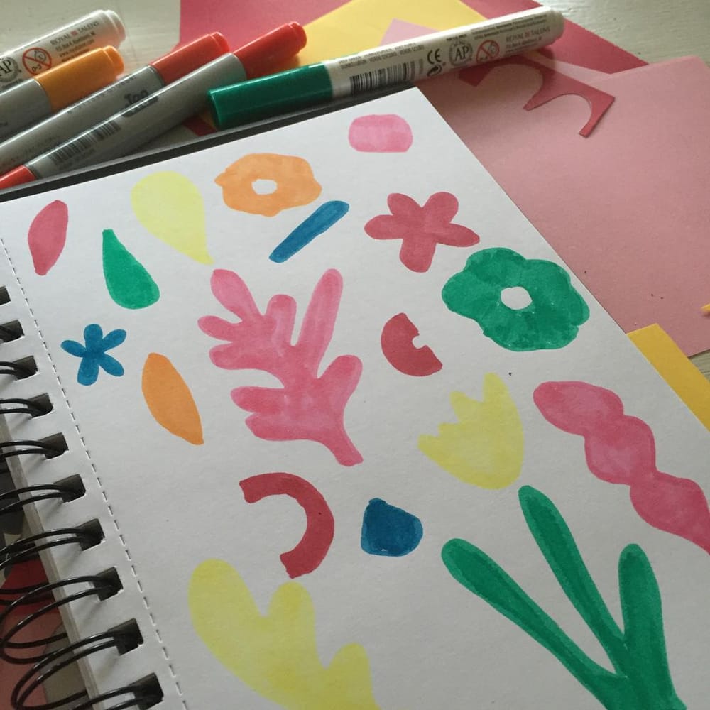 Under The Sea Abstract Shapes - image 2 - student project