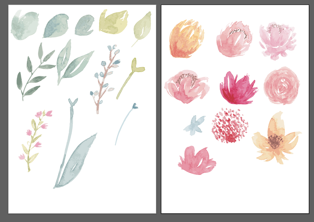 Watercolor Surface Pattern Design - image 1 - student project