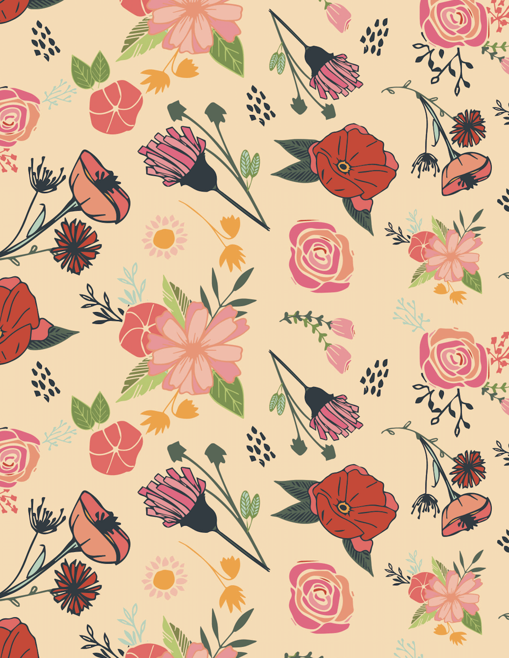 Surface Pattern Design 1 - image 8 - student project
