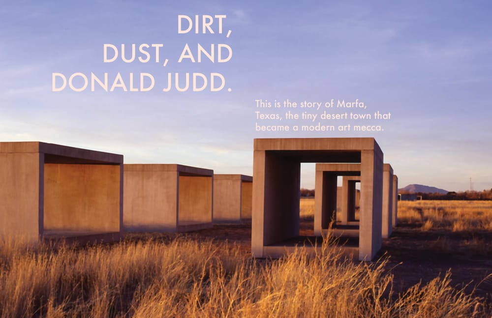 Magazine Layout: Contemporary Art in Marfa, Texas - image 1 - student project