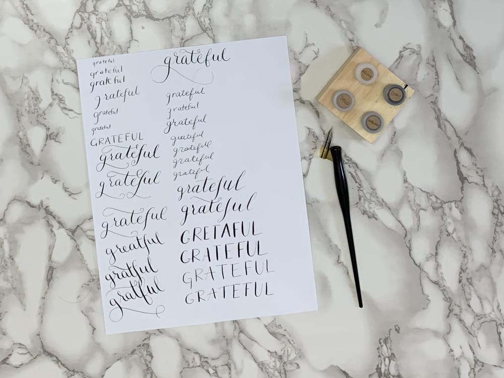 Calligraphy Essentials: 10-Day Challenge - image 8 - student project